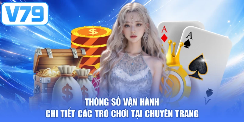 Thông số vận hành chi tiết các trò chơi tại chuyên trang
